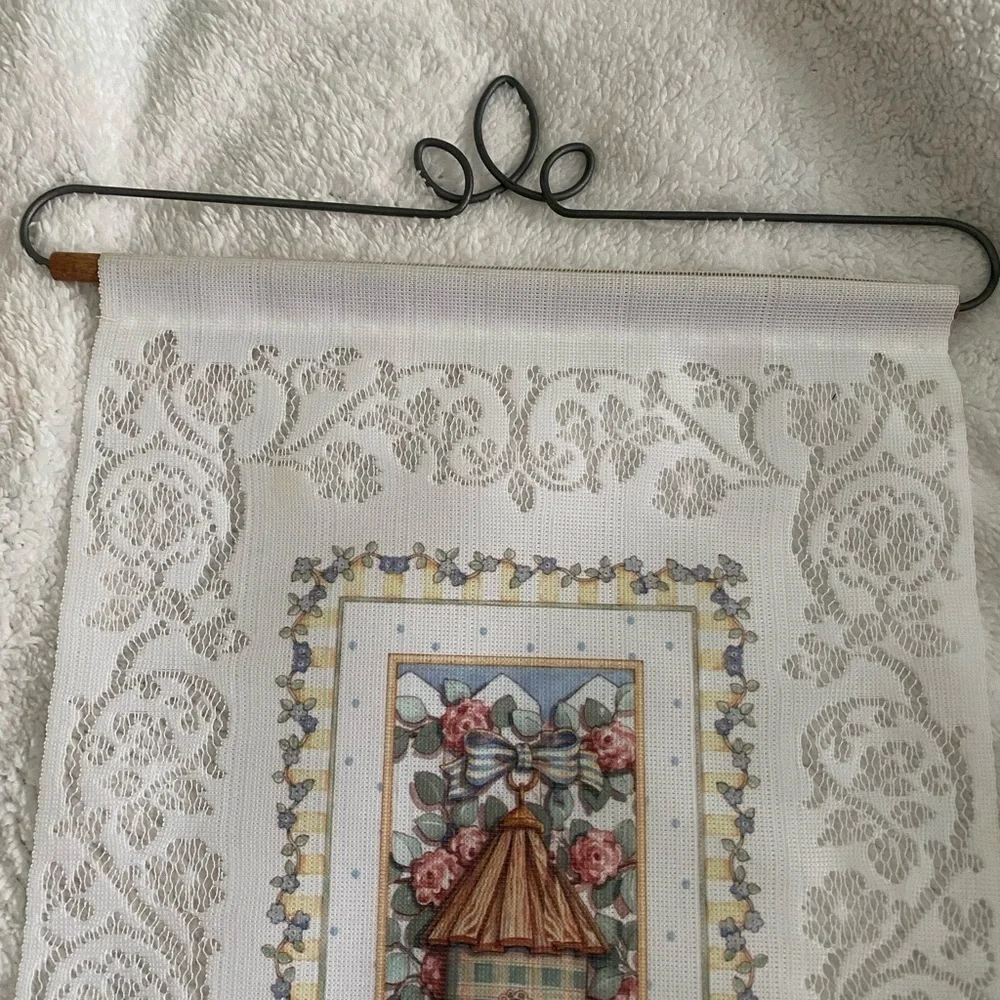 Wall hanging vintage wire hanger